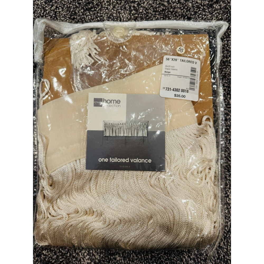 JCPenney Home Collection Curtains Bundle – 2 Panels + 1 Valance NWT - Picture 2 of 8